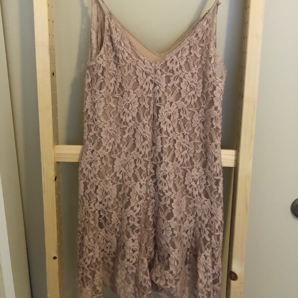 Zara pale pink dress